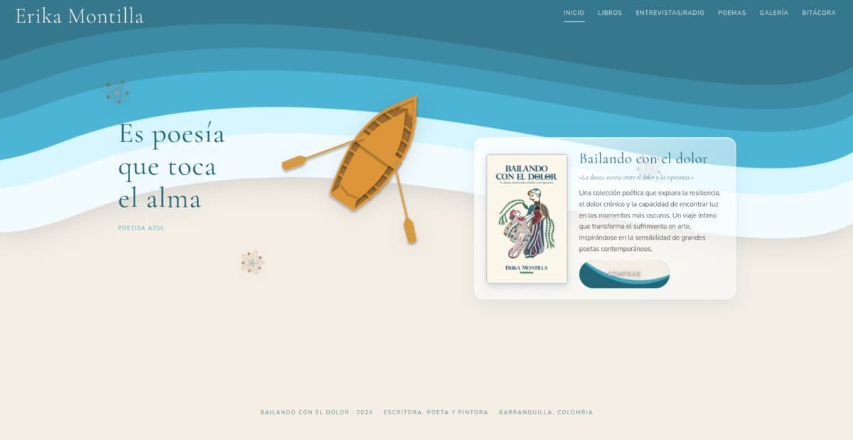 Sitio web de Erika Montilla
